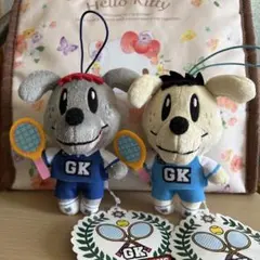 GK テニス ぬいぐるみ マスコット 2体セット — image 1