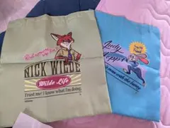ズートピア ミニトート　2枚セット ジュディ　ニック　ズートピア2　新品 — image 1