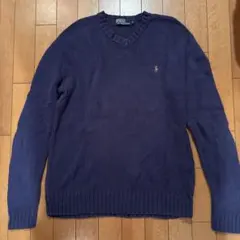 Polo by Ralph Lauren Vネックニット ネイビー M — image 1