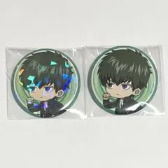 「銀魂 TSUTAYA 走る ミニキャラ缶バッジ ホログラム・通常 セット」土方 — image 1