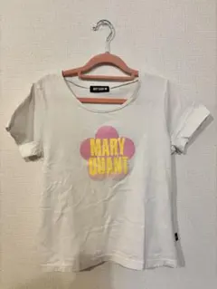 ☆MARY QUANT☆Tシャツ M ホワイト デイジーロゴグラデーション — image 1