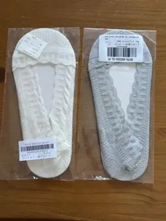 フットカバー 脱げないレースソックス 2足セット — image 1