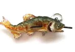 元祖食品サンプル屋 鮎の塩焼き キーホルダー — image 1