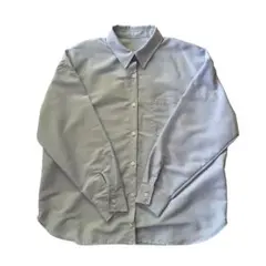 【⚠️最終値下げ】水色 長袖カットシャツ 胸ポケット付き — image 1