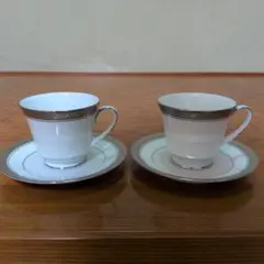 Noritake カップ＆ソーサー 2客　legendary — image 1