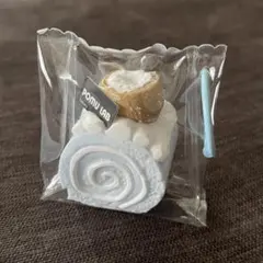POMU LAB ポムラボ　スクイーズ　ミニロールケーキ ココナッツ　ブルー — image 1