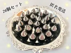 スタッズ　スパイク　モノトーン　V系　トゲトゲ　スパイク　ジビッツ　26個 — image 1
