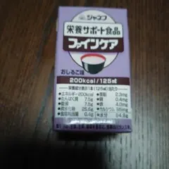 ジャネフ ファインケア おしるこ味 125ml 栄養サポート食品12本 — image 1