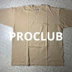 【美品】PROCLUB ビッグTシャツ　大きいサイズTシャツ　4XL　ベージュ — image 1