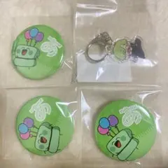 限界 あろえ 缶バッジ アクリルキーホルダー — image 1