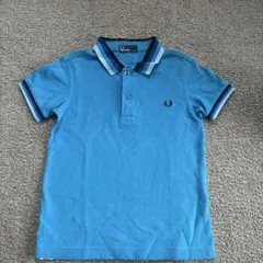 美品　FRED PERRY ポロシャツ 6-7歳用 ブルー　110 — image 1