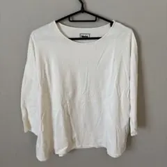 MOCHI モチ　オフホワイト　7分袖　カットソー　Tシャツ — image 1
