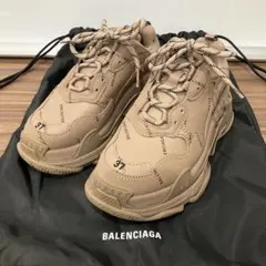 BALENCIAGA バレンシアガ TripleS ベージュ ローカットジューズ — image 1