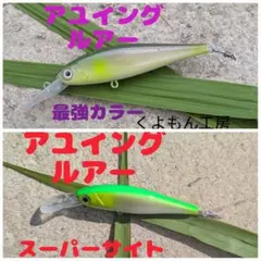 アユイングミノー　2色お得セット　オトリミノー　鮎　友ルアー　㊙虎の巻付き — image 1