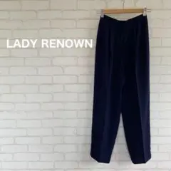 LADY RENOWN レナウン パンツ スラックス 美品 ネイビー — image 1