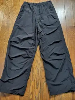 GU パラシュートパンツ MEN Sサイズ ブラック — image 1