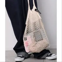 新品♦✨アイモハ✨♦お買い物用に、インテリアにも♡♡♡♦コットン　メッシュバッグ — image 1