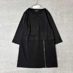 デイトゥデイ ヒロミヨシダ　未使用タグ付き　チュニック　ブラック　七分袖 — image 1