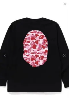 A BATHING APE ピンクカモ 長袖Tシャツ — image 1