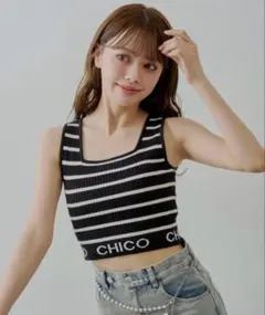 Chico ボーダータンクトップ — image 1