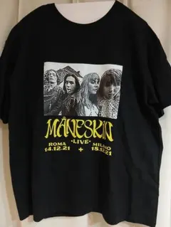 Måneskin LIVE Tシャツ Roma Milano　XL マネスキン — image 1