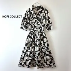 KOFI COLLECT コフィ コレクト 総柄 ワンピース SIZE M — image 1