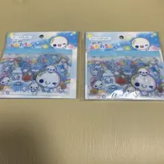 ぷくぷくあわわちゃん フレークステッカー 2個セット — image 1
