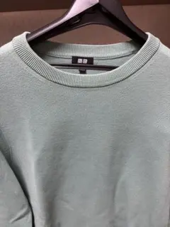 【UNIQLO】ウォッシャブルミラノリブセーター XLサイズ ライトグリーン — image 1
