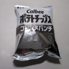 カルビー ポテトチップス コンソメ味白黒ver節約パッケージ55g — image 1