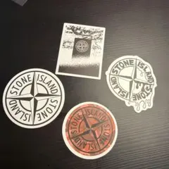 STONE ISLAND ステッカー 4枚セット — image 1
