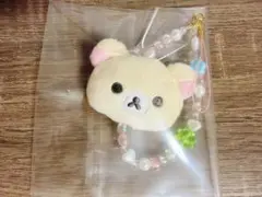 コリラックマ　フェイスマスコットストラップ　キーホルダー — image 1