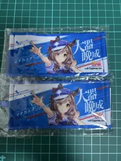 ウマ娘 公式ミニ応援タオルキーホルダー リアルガチャ マチカネタンホイザ 2点 — image 1