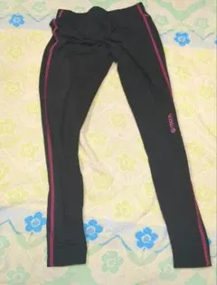 OUTDOOR PRODUCTS タイツ ブラック ピンクステッチ M — image 1