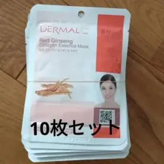 DERMAL Red Ginseng Collagen Mask 10枚 — image 1