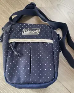 Coleman ドット柄 ショルダーバッグ ネイビー — image 1