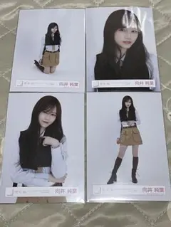 向井純葉 櫻坂46 Lonesome ジャケット 生写真 4種コンプ — image 1