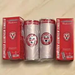 FIFA World Cup バドワイザーアルミタンブラー 2個セット　赤 — image 1