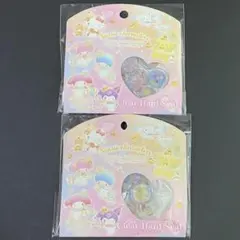 サンリオ クリアハードシール おはじきシール キラキラおやつタイム 2点セット — image 1