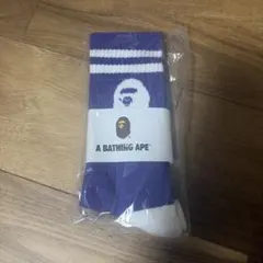 A BATHING APE ソックス パープル ライン — image 1