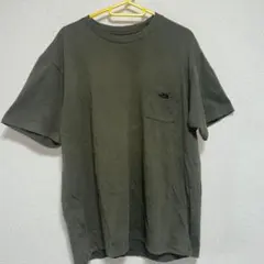THE NORTH FACE オリーブ ポケットTシャツ — image 1