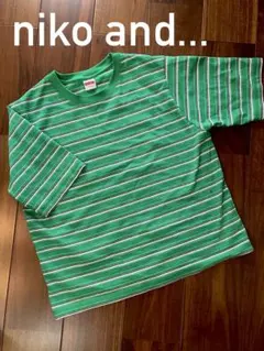 【新品・未使用】niko and…COLORマイスターTシャツ　L — image 1