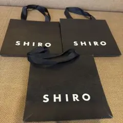 SHIRO ショップ袋 3枚セット — image 1