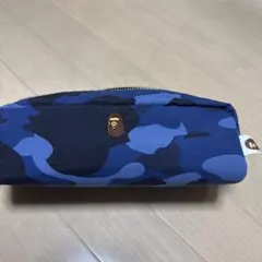 A BATHING APE BAPE カモフラ ポーチ ブルー — image 1