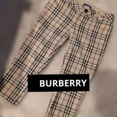 最終価格♡BURBERRY ベージュ ノバチェック カジュアルパンツ　34 — image 1
