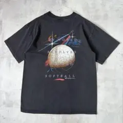 90s USA製　JUST HAFTA　グラフィックTシャツ　フェード　シングル — image 1
