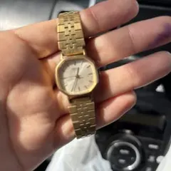 SEIKO レディース 腕時計 ゴールドカラー 八角形 — image 1