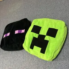 【値下げ】Minecraft マインクラフト 座布団 クッション 2つセット — image 1