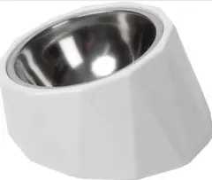 ペット食器 フードボウル 傾斜 15度 首への負担軽減 ステンレス XSサイズ — image 1