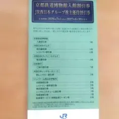 JR西日本 株主優待割引券 鉄道割引券 セット — image 1