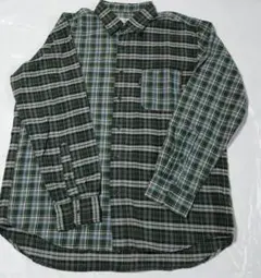 Crocodile チェック柄 長袖シャツ 　綿１００％ LL — image 1